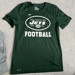 NIKE JETS Youth size Large Dri-Fit T-shirt